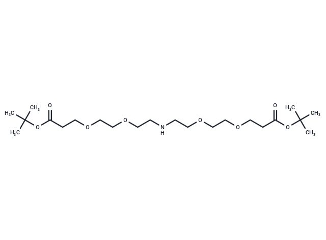 化合物 NH-bis(PEG2-C2-Boc),NH-bis(PEG2-C2-Boc)