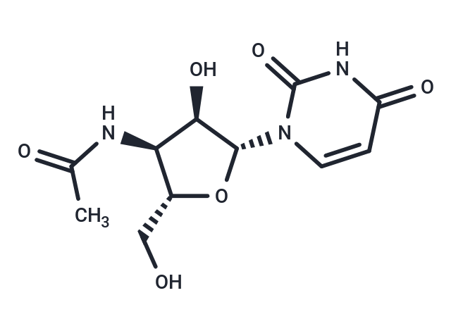 化合物 3’-N-Acetyl-3’-amino-3’-deoxyuridine,3’-N-Acetyl-3’-amino-3’-deoxyuridine