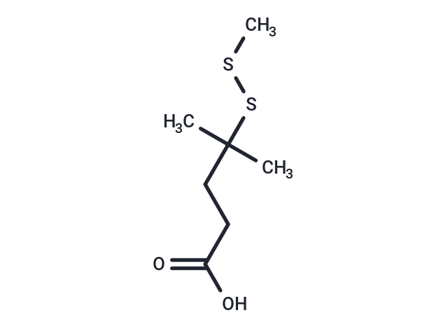 化合物 4-Methyl-4-(methyldisulfanyl)pentanoic acid,4-Methyl-4-(methyldisulfanyl)pentanoic acid