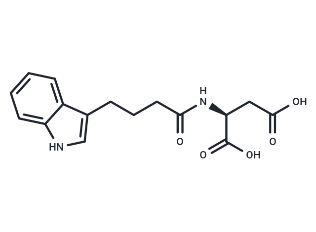 化合物 Indolebutyroyl aspartic acid,Indolebutyroyl aspartic acid