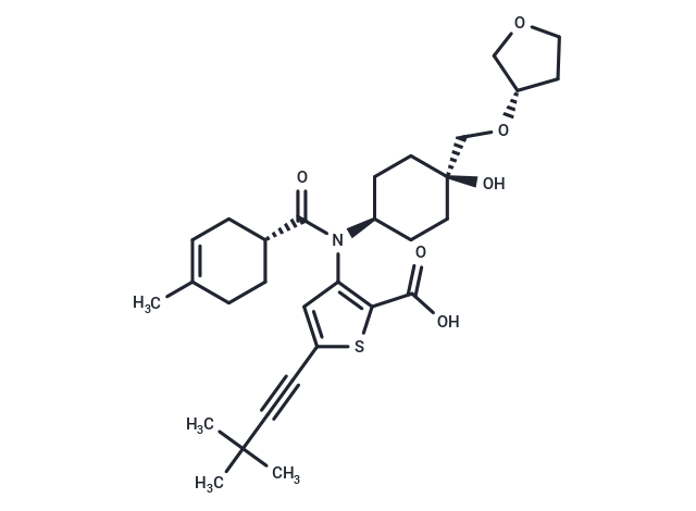 化合物 Radalbuvir,Radalbuvir