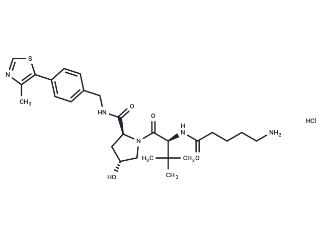 化合物 (S,R,S)-AHPC-C4-NH2 hydrochloride,(S,R,S)-AHPC-C4-NH2 hydrochloride