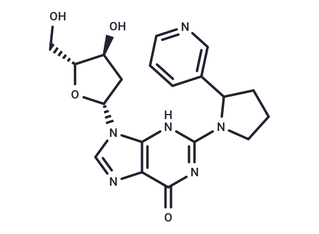 化合物 2-[(3-Pyridyl)pyrrolidin-1-yl]-2’-deoxyinosine,2-[(3-Pyridyl)pyrrolidin-1-yl]-2’-deoxyinosine