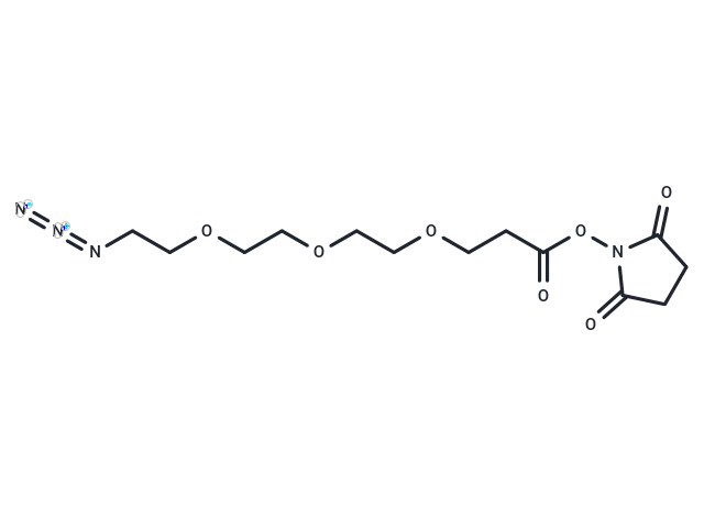 化合物 N3-PEG3-C2-NHS ester,N3-PEG3-C2-NHS ester