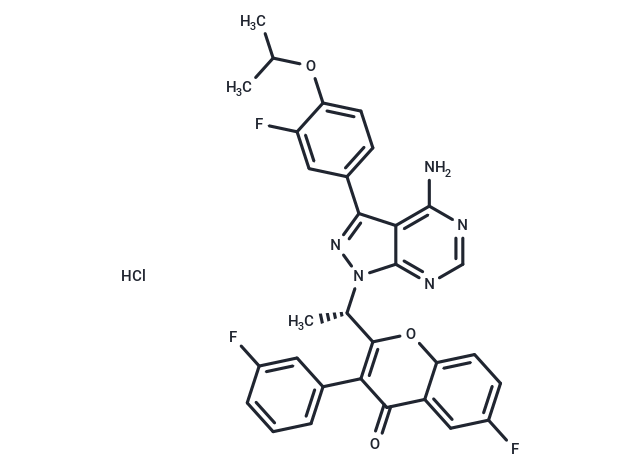 化合物 Umbralisib hydrochloride,Umbralisib hydrochloride