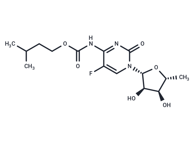 化合物 5’-Deoxy-5-fluoro-N4-(isopentyloxycarbonyl)cytidine,5’-Deoxy-5-fluoro-N4-(isopentyloxycarbonyl)cytidine