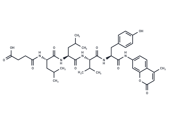 化合物 Suc-Leu-Leu-Val-Tyr-AMC,Suc-Leu-Leu-Val-Tyr-AMC
