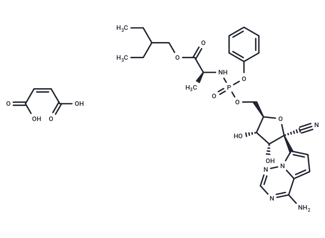 化合物 Remdesivir maleate,Remdesivir maleate