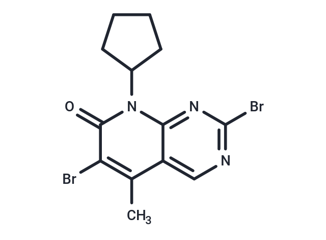 化合物 2,6-Dibromo-8-cyclopentyl-5-methylpyrido[2,3-d]pyrimidin-7(8H)-one,2,6-Dibromo-8-cyclopentyl-5-methylpyrido[2,3-d]pyrimidin-7(8H)-one