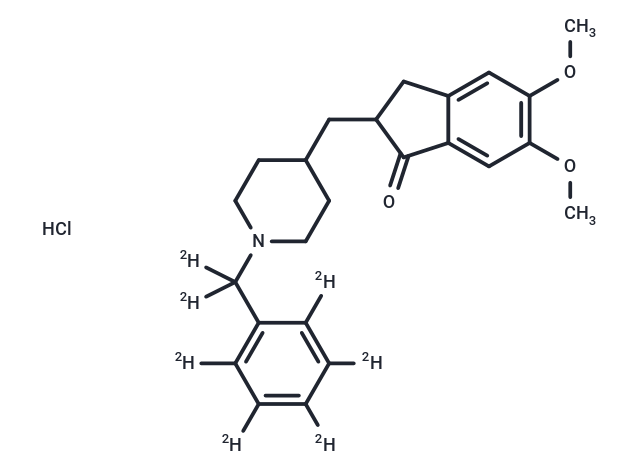 化合物 Donepezil-d7 Hydrochloride,Donepezil-d7 Hydrochloride