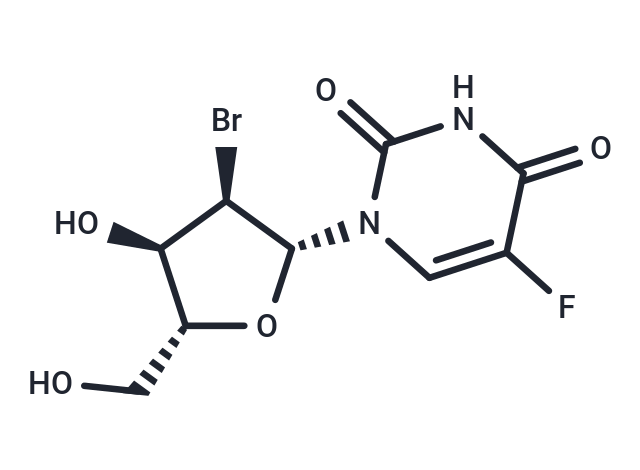 化合物 2’-Bromo-2’-deoxy-5-fluorouridine,2’-Bromo-2’-deoxy-5-fluorouridine