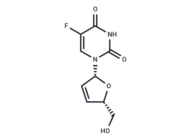 化合物 2’,3’-Dideoxy-2’,3’-didehydro-5-fluoro-uridine,2’,3’-Dideoxy-2’,3’-didehydro-5-fluoro-uridine