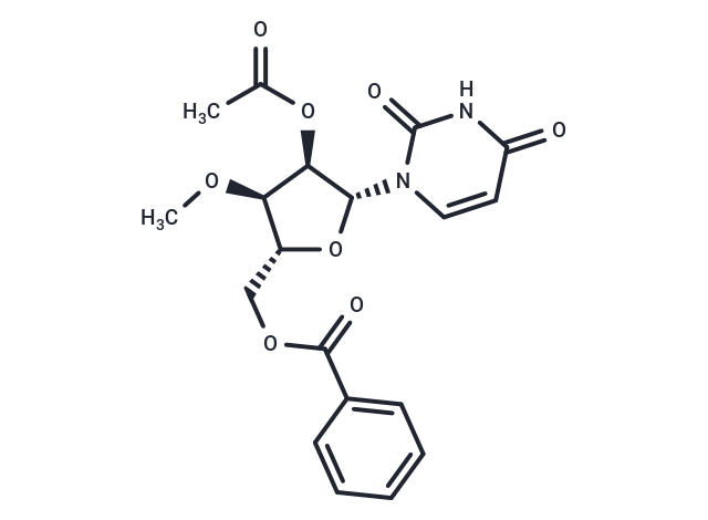 化合物 3’-O-Methyl-2’-O-acetyl-5’-O-benzoyluridine,3’-O-Methyl-2’-O-acetyl-5’-O-benzoyluridine