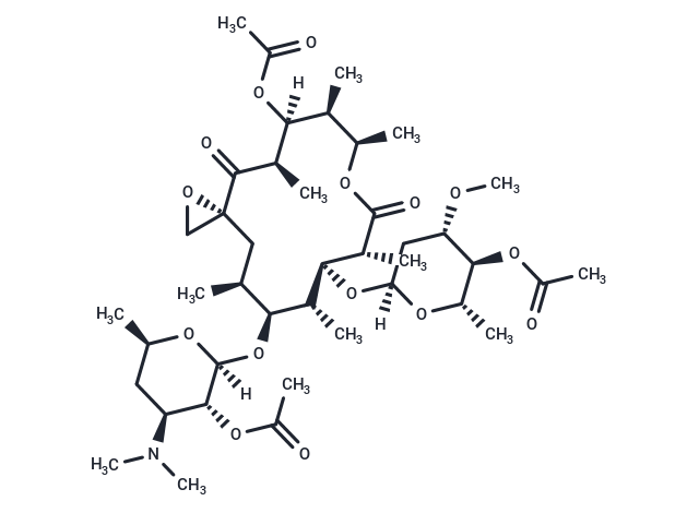 醋竹桃霉素,Troleandomycin