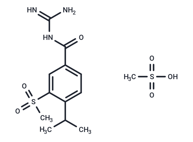 化合物 Cariporide Mesylate,Cariporide Mesylate