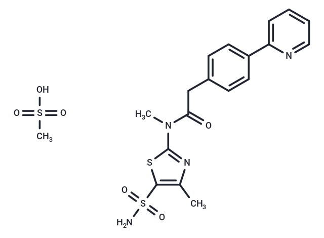 化合物 Pritelivir mesylate,Pritelivir mesylate