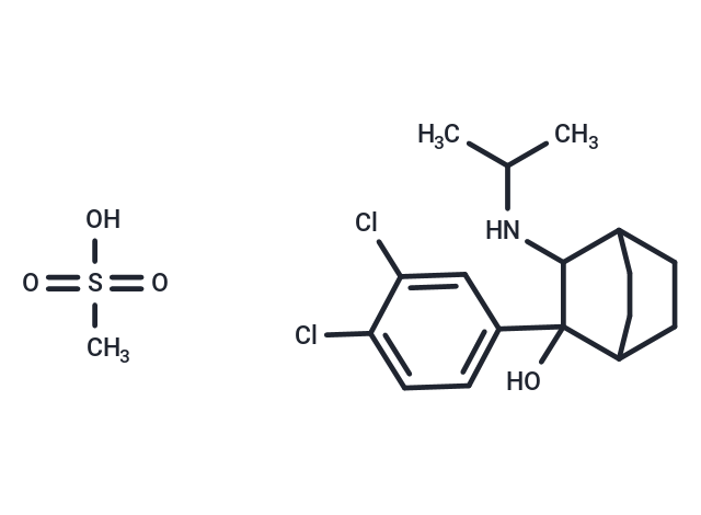 化合物 Cilobamine mesylate,Cilobamine mesylate