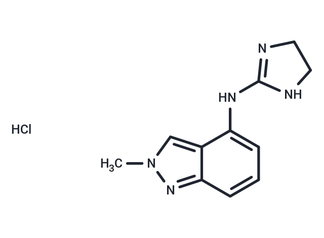 化合物 Indanidine hydrochloride,Indanidine hydrochloride