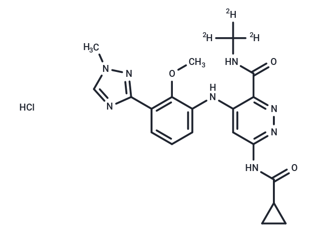 化合物 Deucravacitinib HCl,Deucravacitinib HCl