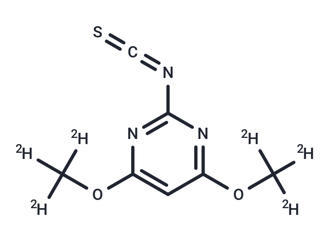 4,6-二甲氧基-2-異硫氰酸根合嘧啶-d6,4,6-Dimethoxy-2-isothiocyanatopyrimidine-d6