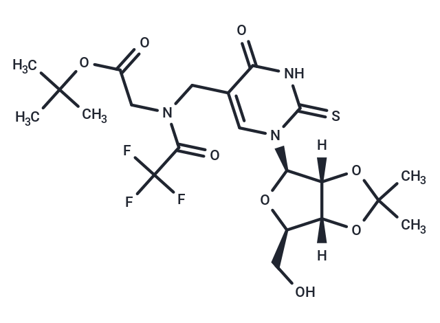 化合物 5-(N-t-Butyloxycarbonylmethyl)-N-(trifluoroacetyl) ? aminomethyl)-2-thiouridine,β-D-Ribofuranose analogue 1