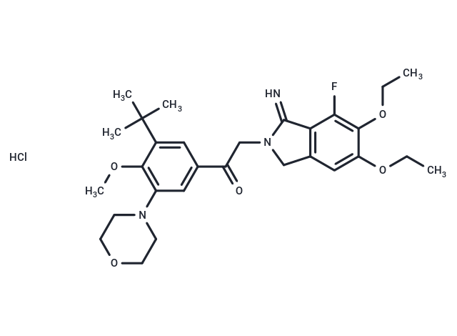 化合物 Atopaxar hydrochloride,Atopaxar hydrochloride