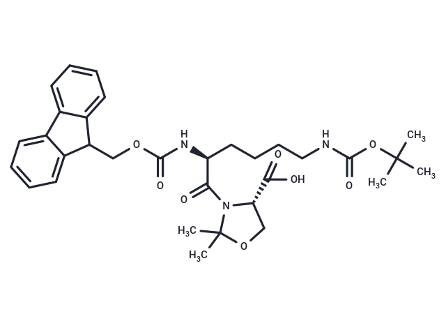 Fmoc-Lys(Boc)-Ser(psi(Me,Me)pro)-OH,Fmoc-Lys(Boc)-Ser(psi(Me,Me)pro)-OH