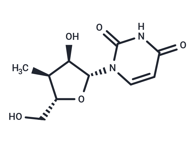 化合物 3’-Deoxy-3’-alpha-C-methyluridine,3’-Deoxy-3’-alpha-C-methyluridine