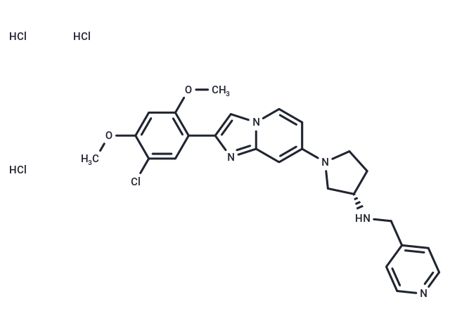 化合物 OTS186935 trihydrochloride,OTS186935 trihydrochloride