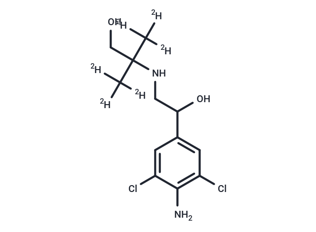 化合物 Hydroxymethyl Clenbuterol-d6,Hydroxymethyl Clenbuterol-d6