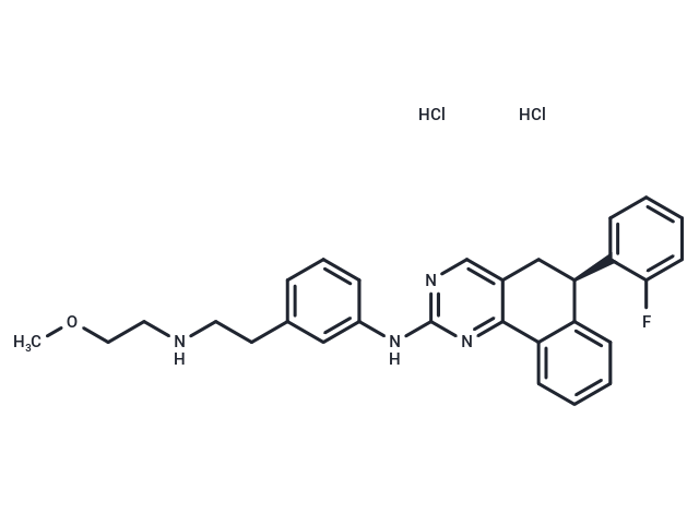 化合物 Derazantinib dihydrochloride,Derazantinib dihydrochloride