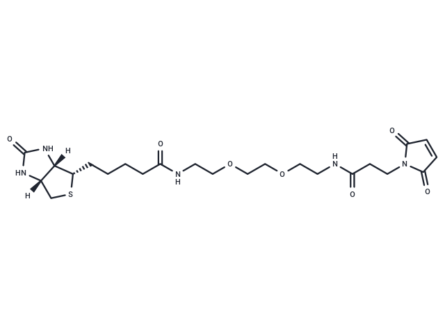 化合物 Biotin-PEG2-Mal,Biotin-PEG2-Mal