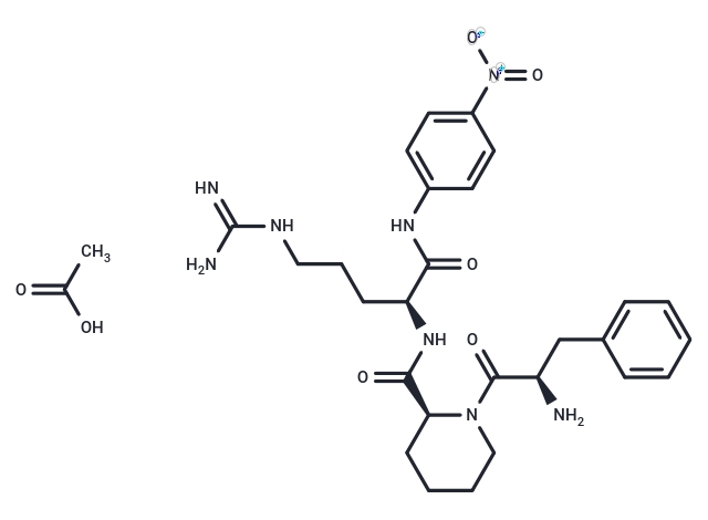 H-D-Phe-Pip-Arg-pNA acetate,H-D-Phe-Pip-Arg-pNA acetate