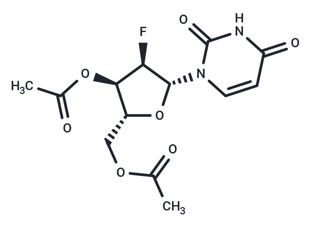 化合物 2’-Deoxy-2’-fluoro-3’,5’-di-O-acetyluridine,2’-Deoxy-2’-fluoro-3’,5’-di-O-acetyluridine