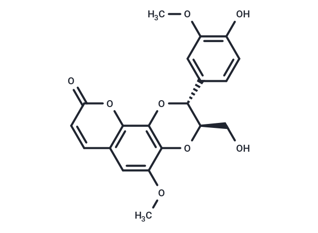 化合物 Cleomiscosin B,Cleomiscosin B