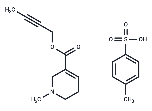 化合物 Arecaidine but-2-ynyl ester tosylate,Arecaidine but-2-ynyl ester tosylate