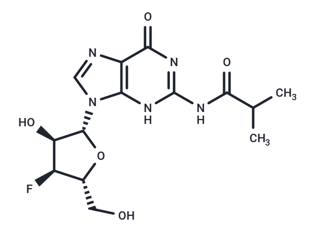 化合物 N2-iso-Butyroyl-3’-deoxy-3’-fluoro ? guanosine,N2-iso-Butyroyl-3’-deoxy-3’-fluoro ? guanosine