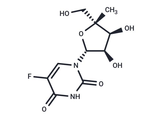 化合物 5-Fluoro-4’-C-methyluridine,5-Fluoro-4’-C-methyluridine