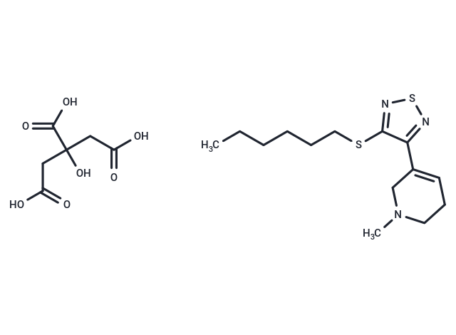 化合物 Tazomeline citrate,Tazomeline citrate