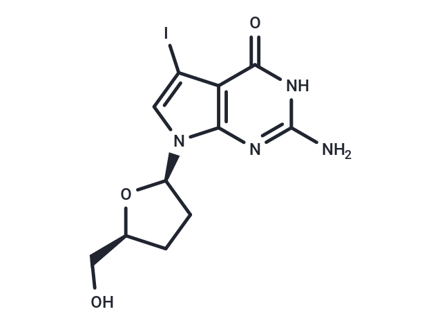 7-Iodo-2',3'-dideoxy-7-deaza-guanosine,7-Iodo-2',3'-dideoxy-7-deaza-guanosine