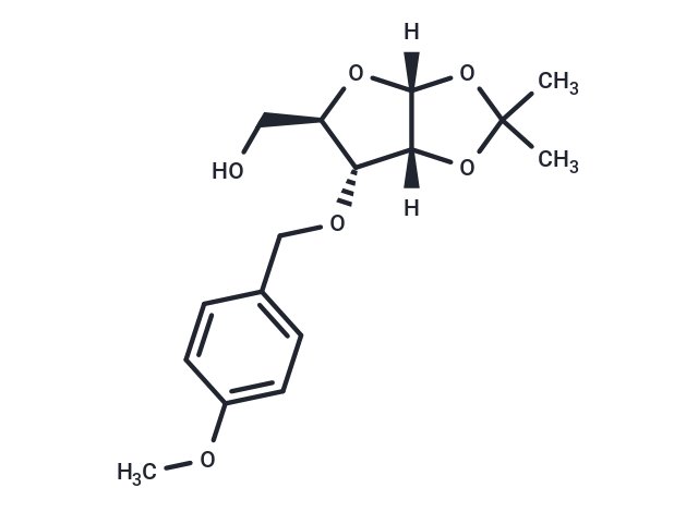 化合物 1,2-Di-O-isopropylidene-3-O-(4-methoxybenzyl)-a-D- ribofuranose,1,2-Di-O-isopropylidene-3-O-(4-methoxybenzyl)-a-D- ribofuranose