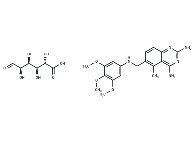 化合物 Trimetrexate glucuronate,Trimetrexate glucuronate