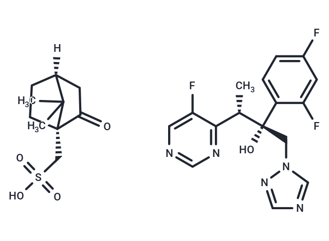 化合物 Voriconazole camphorsulfonate,Voriconazole camphorsulfonate