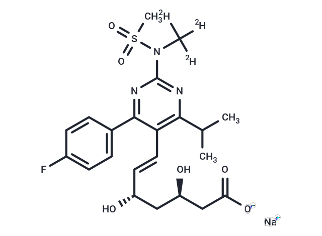 化合物 Rosuvastatin D3 Sodium,Rosuvastatin D3 Sodium