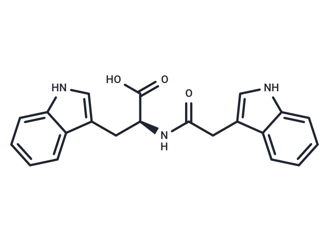 N-(3-吲哚乙酰基)-L-色氨酸,Tryptophan, N-indol-3-ylacetyl- (6CI)