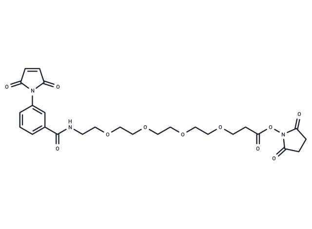 Mal-Ph-CONH-PEG4-NHS ester,Mal-Ph-CONH-PEG4-?NHS ester