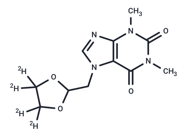 多索茶堿-d4,Doxofylline-d4