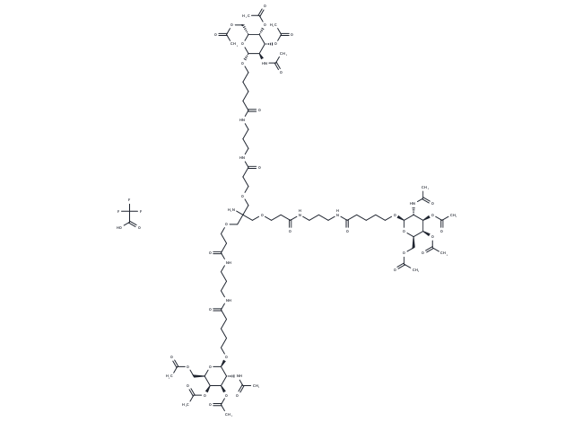 化合物 Tri-GalNAc(OAc)3 TFA,Tri-GalNAc(OAc)3 TFA