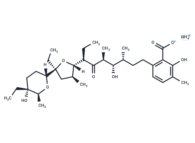 Lasalocid A 銨鹽,Lasalocid A ammonium