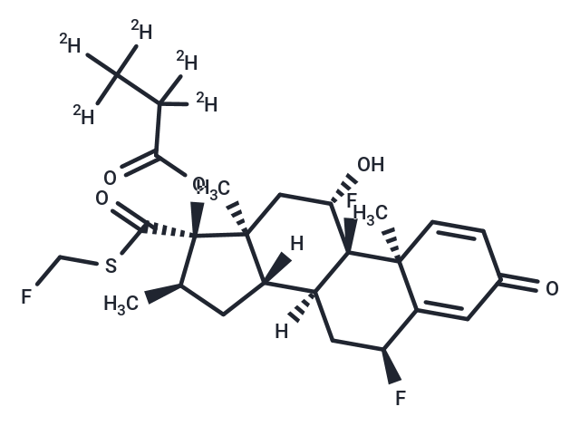 丙酸氟替卡松-d5,Fluticasone Propionate-d5